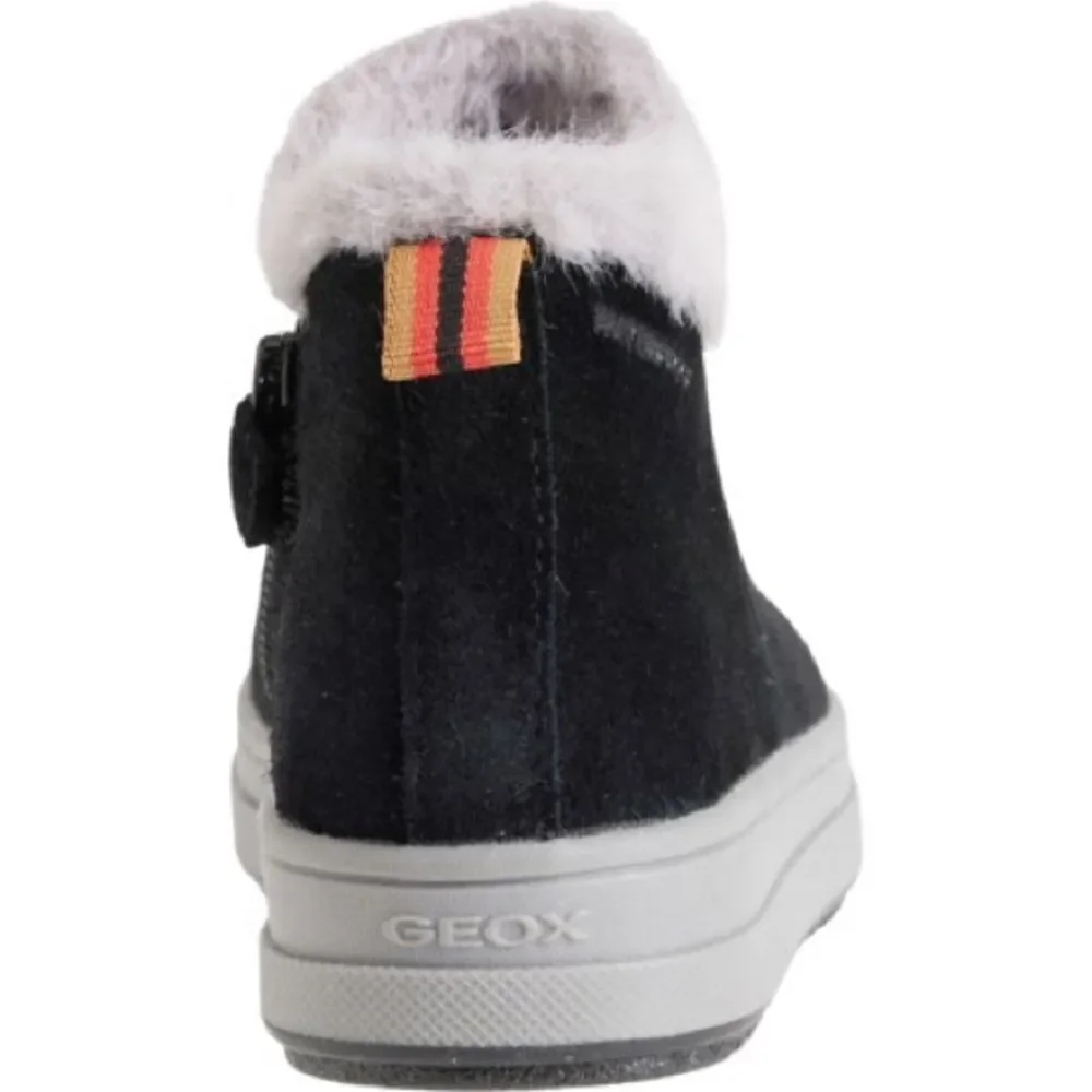 Geox Girls Rebecca Ankle Boot, Black Size 1